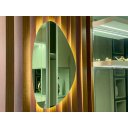 Ver imagem 2 de Espelho Orgânico Lapidado com Led 45x70:branco Quente/pilha