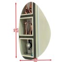 Ver imagem 5 de Espelho Orgânico Lapidado com Led 45x70:branco Quente/pilha