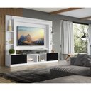 Ver imagem 7 de Estante com Suporte para TV até 65" Multimóveis Moscou FG2747 Branca/Preta