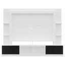 Ver imagem 6 de Estante com Suporte para TV até 65" Multimóveis Moscou FG2747 Branca/Preta