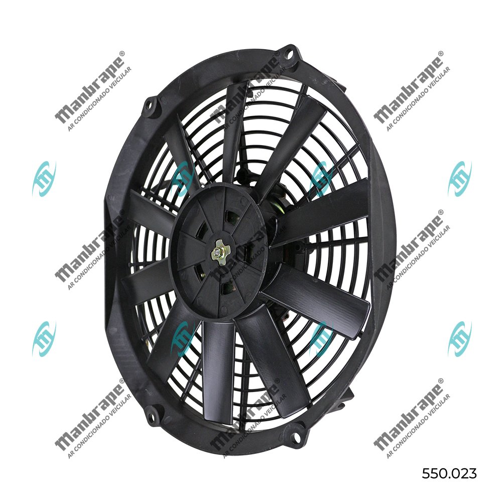 Eletroventilador Universal 12 Polegadas Pás Reta - 24 Volts - 4