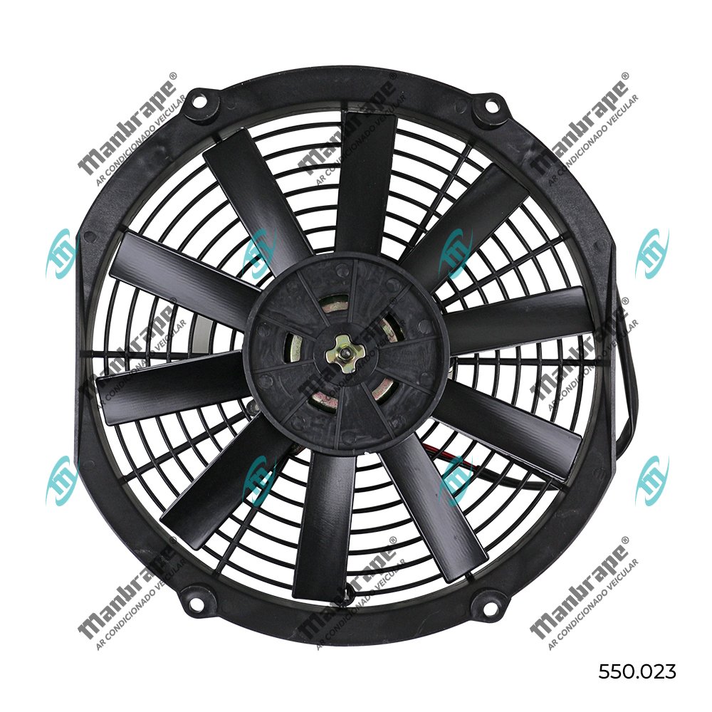 Eletroventilador Universal 12 Polegadas Pás Reta - 24 Volts - 5