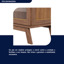 Ver mais imagens de Buffet para Sala de Jantar 3 Portas França Marrom/Ypê