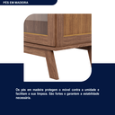 Ver imagem 7 de Buffet para Sala de Jantar 3 Portas França Marrom/Ypê