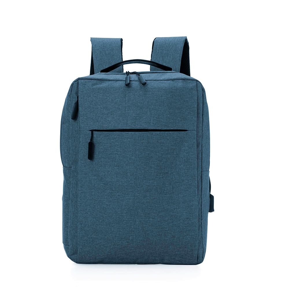 Mochila para Notebook em Poliéster com 2 Bolsos Frontais com Ziper- Brava