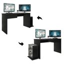 Ver imagem 5 de Mesa para Computador Desk Gamer DRX-8000 Preto Black - PR Móveis