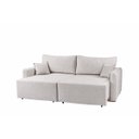 Ver imagem 4 de Sofa Cama 3 Lugares 2,00 m Pé de Madeira Los Angeles:Prata/Linho