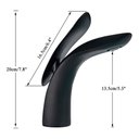 Ver imagem 6 de Torneira Banheiro Misturador Monocomando Elegante Prata