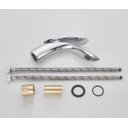 Ver imagem 5 de Torneira Banheiro Misturador Monocomando Elegante Prata