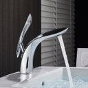 Ver imagem 2 de Torneira Banheiro Misturador Monocomando Elegante Prata