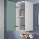 Ver imagem 2 de Armário Aéreo Planejado 1 Porta 30cm Arizona CabeCasa MadeiraOriginals Verde/Menta/Branco