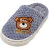 Pantufas Infantil Sapatos Chinelos de Inverno Urso Ursinho - 3