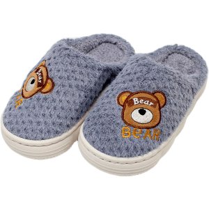 Pantufas Infantil Sapatos Chinelos de Inverno Urso Ursinho