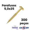 Ver imagem 2 de Parafuso Flangeado Philips 5,0x35 P/ Madeira - 300un Caixa