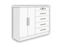 Ver imagem 2 de Cômoda Sapateira 5 Gavetas Branco Cronus D'doro