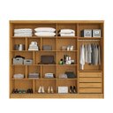 Ver imagem 3 de Guarda Roupa Galati 2 Porta com 2 Espelhos Mdf - Mademarcs