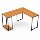 Ver imagem 2 de Mesa Escrivaninha em L Cairo para Home Office Moderna Estilo Diretor para Escritório e Estudo