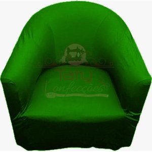Capa Poltrona Ferradura:verde