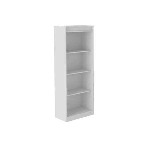 Estante Livreiro Solteiro Me4150 C/ 3 Prateleiras Branco - Tecno Mobili