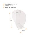 Ver imagem 2 de Expositor de Colar Coração de Acrílico - Transparente