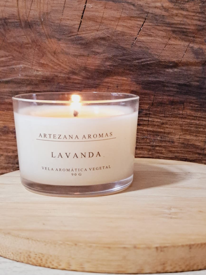 Vela Lavanda - 90g Artezana Aromas Linha Clássica - 5