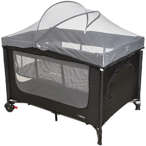 Berço Portatil Cercado Dreams com Mosquiteiro Kiddo Preto