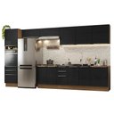 Ver imagem 2 de Armário de Cozinha Completa 400 cm Rustic/Pretolux Madesa 05