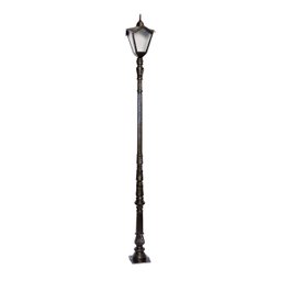 Poste Colonial Jardim Decoração Bari Alumínio Fundido 253cm - 1