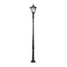 Poste Colonial Jardim Decoração Bari Alumínio Fundido 253cm - 1