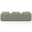 Ver mais imagens de Sofá 3 Lugares com Chaise Direito Sala Living 248cm Arlo F04 Bouclê Oliva - Lyam Decor