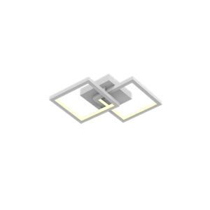Plafon de Led Double 2 Aros Quadrado 20W