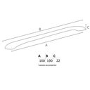 Ver imagem 3 de Puxador IL 4518 - Escovado - 160MM