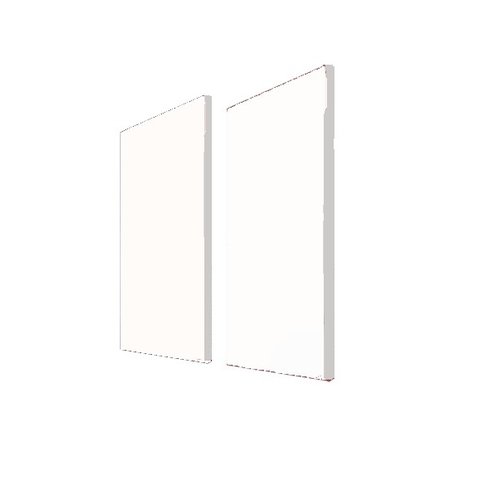 Painel Acústico Bl Acoustic 1302 - 120x60cm - Branco - 25mm