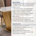 Ver mais imagens de Mesa para Sala de Jantar 160cm Tampo em Vidro/MDP Espanha Espresso Móveis