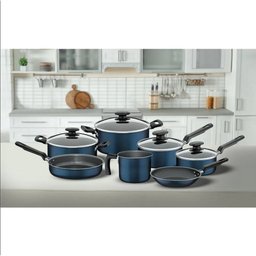 Conjunto de Panelas 7 Peças Tramontina Bergamo com Revestimento Antiaderente Starflon T1, Tampas de - 2