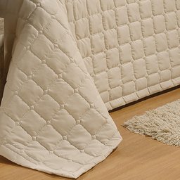 Cobre Leito Queen Soft 3 peças Bege - 2