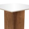 Mesa para Sala de Jantar 90cm Tampo em Vidro/MDF Madri Espresso Móveis - 2