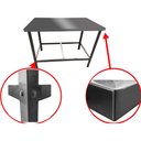 Ver imagem 3 de Mesa de Manipulação Inox Slim Cefaz 70x55CM MSIS-13