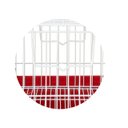 Ver imagem 7 de Kit Gaiola Porquinho Índia Aramado Bandeja Bebedouro 300ml - Vermelho
