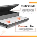 Ver imagem 5 de Base Cama Bibox com Baú Solteiro e Cama Auxiliar 3 em 1 - 88x188x46 Bela