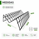 Ver imagem 4 de 3 Organizadores de Armário Suporte Prato Vertical Preto Arm