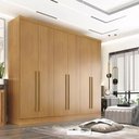 Ver imagem 2 de Guarda Roupa Gramado 6 Portas Móveis Valverde Cinamomo