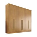 Ver imagem 1 de Guarda Roupa Gramado 6 Portas Móveis Valverde Cinamomo