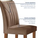 Ver imagem 3 de Conjunto 2 Cadeiras para Sala de Jantar Laguna Espresso Móveis