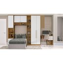 Ver imagem 3 de Guarda Roupa Aereo Modulado com 1 Porta 996mm Setiba Plus Rimo Carvalho/carvalho