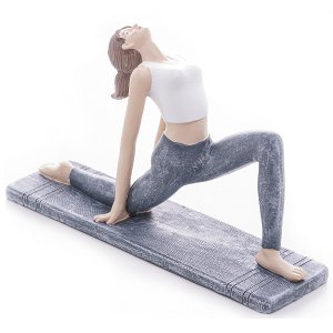 Figura Decorativa em Resina Yoga 21 X 6 X 12CM WOLFF