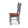 Conjunto De 2 Cadeiras de Madeira Maciça CINZA - 2