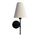 Ver imagem 5 de Kit 2 Arandelas de Parede Clássica com Interruptor e Cúpula Preto Ref 05 Decoração Casa Sala Quarto