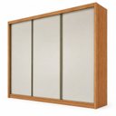 Ver imagem 2 de Guarda Roupa Casal MDF 3 Portas 6 Gavetas Montreal Marrom/Cumaru Fendi