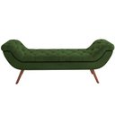 Ver imagem 2 de Puff Recamier Decorativo com Tachas 195 cm Santorini P05 Couríssimo Verde - Lyam Decor